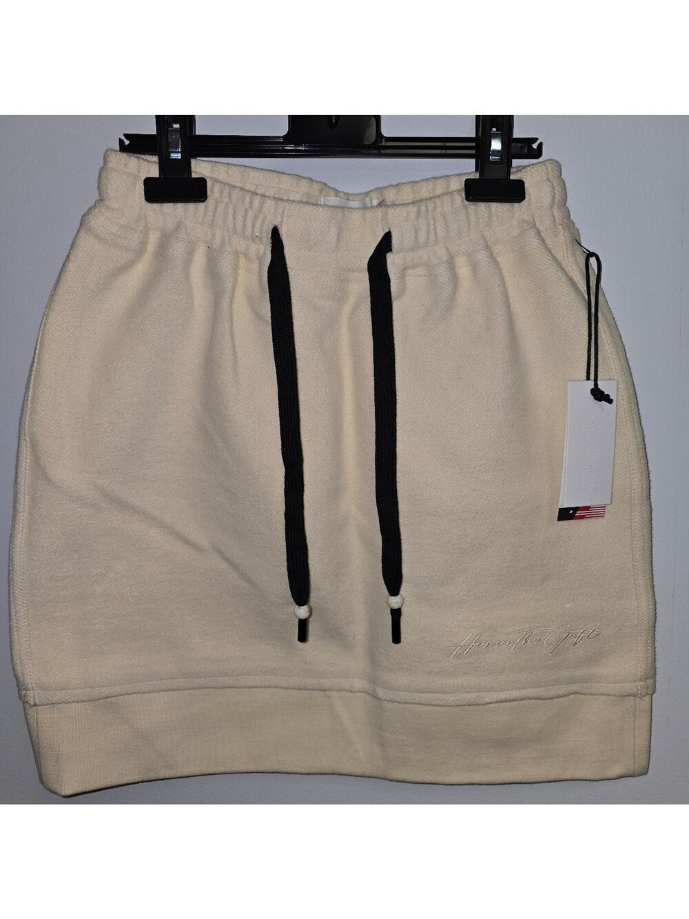 Honor the Gift Women's Terry Skirt Bone sz small NWT
